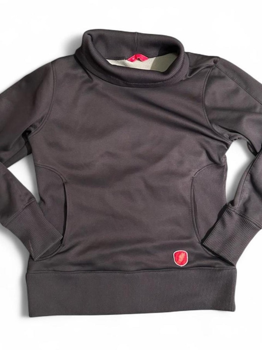 Saucony Winged Foot Track & Field Pullover Cowl Neck Fleece Sweatshirt Size M